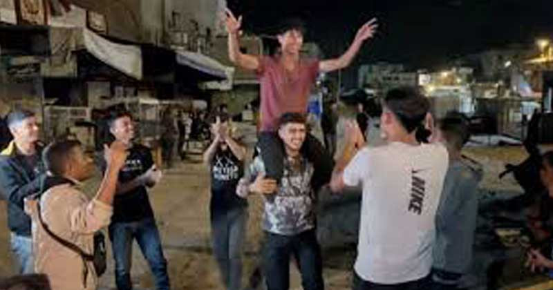 হামাস-ইসরায়েল শান্তিচুক্তি, গাজাবাসীর আনন্দ-উৎসব উদযাপন